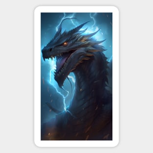 Lightning Dragon Sticker